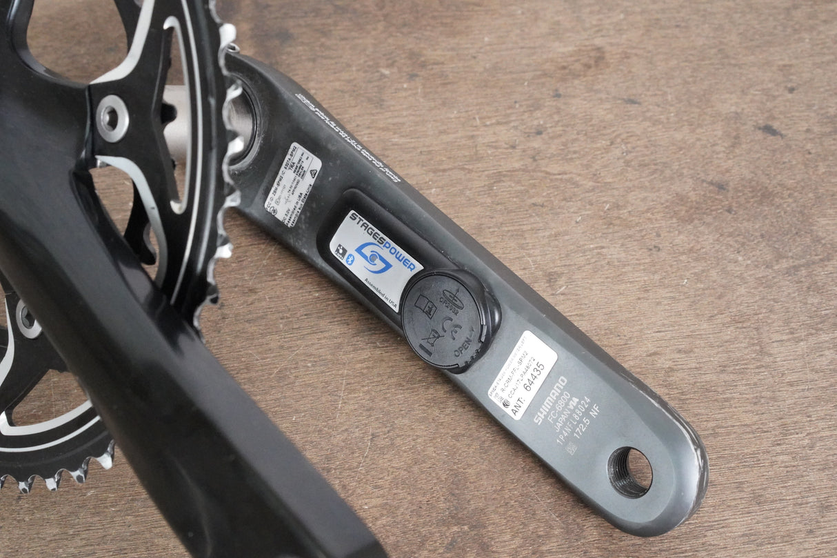 172.5mm 50/34T FC-RS500/Ultegra FC-6800 Stages Power Meter Crankset