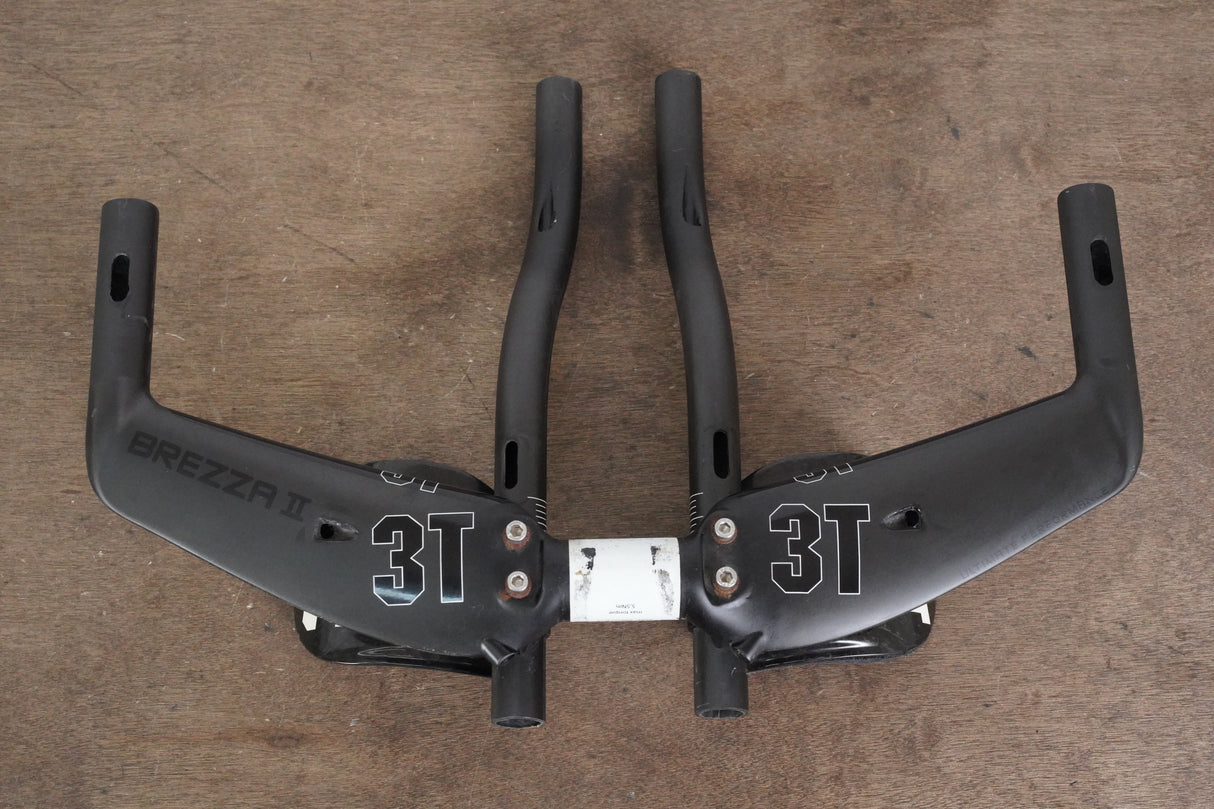 40cm 3T Brezza II Team Carbon Base Bar + Carbon 3T Extensions TT Triathlon Handlebar