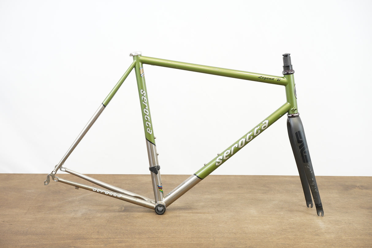 L (Large) Serotta Legend II Ti ENVE Titanium Carbon Rim Brake Frameset