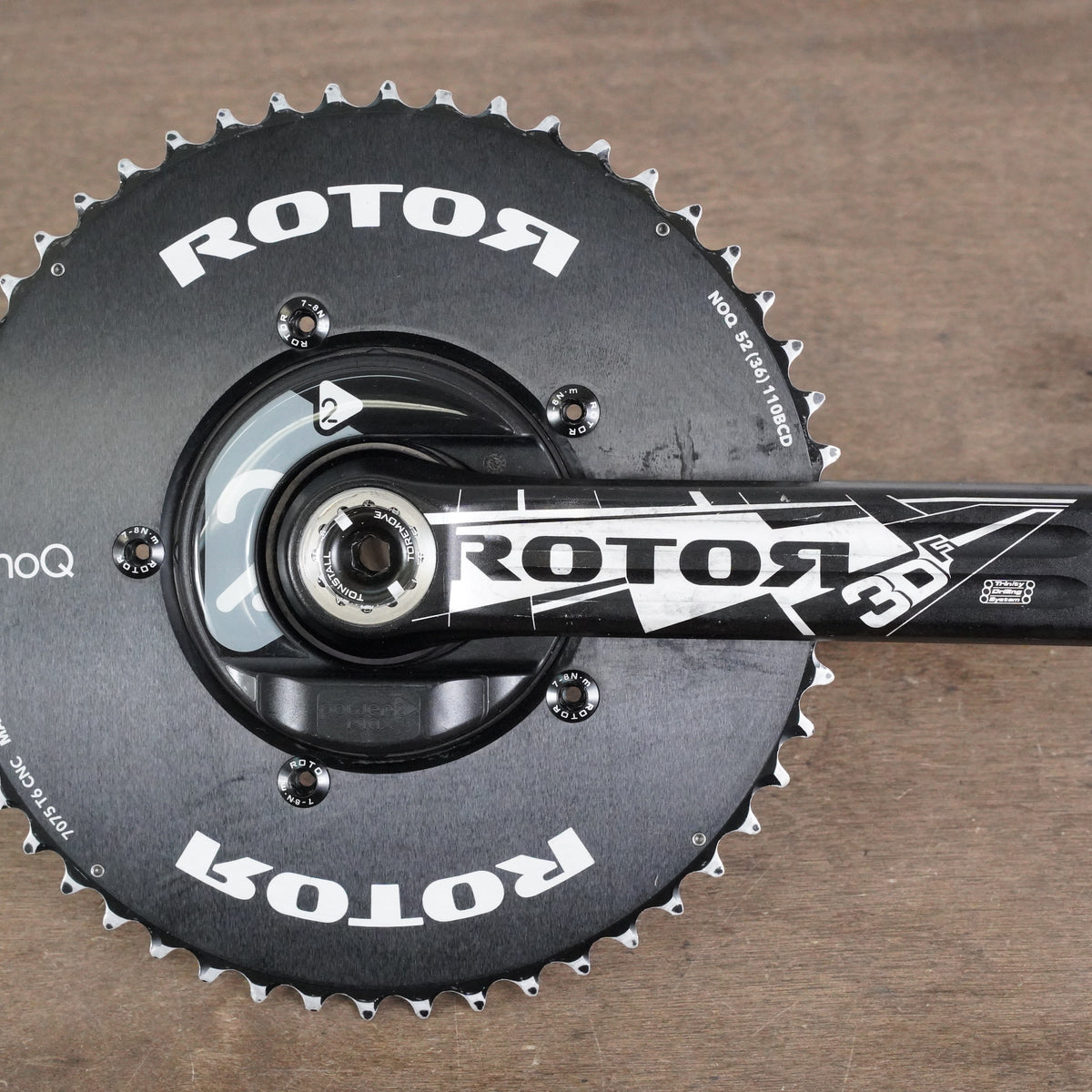 Manivelle Rotor Power2Max 172.5 Mm Pour Vélo De Course - Neuf
