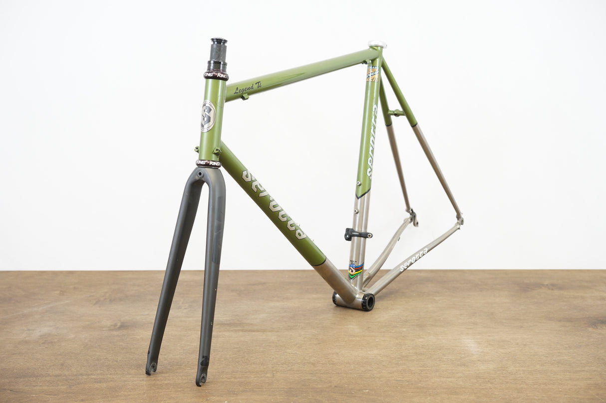 L (Large) Serotta Legend II Ti ENVE Titanium Carbon Rim Brake Frameset