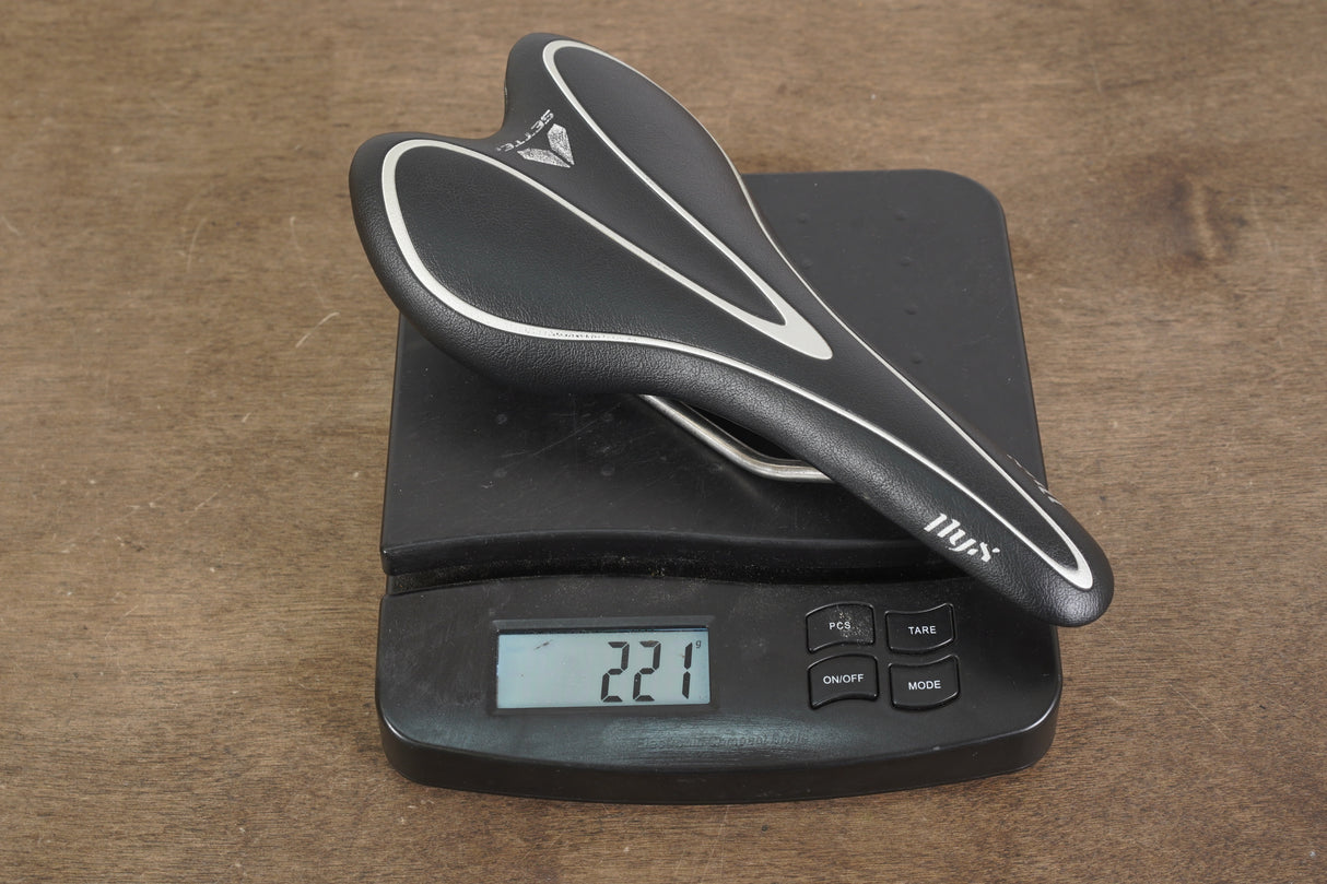 126mm Sette Nyx Titanium Rail Saddle 221g