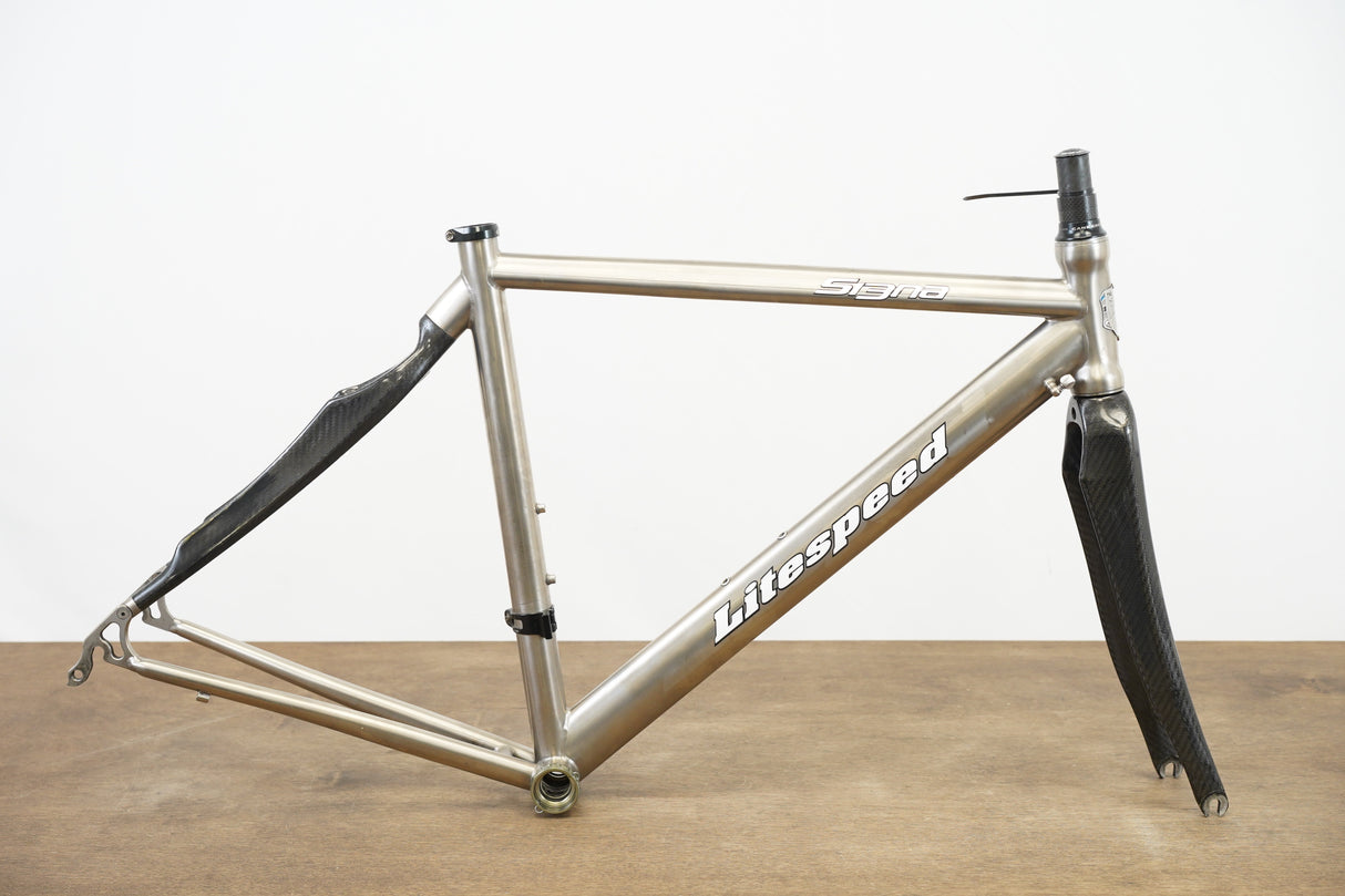 51cm Litespeed Siena Carbon Titanium Rim Brake Frameset