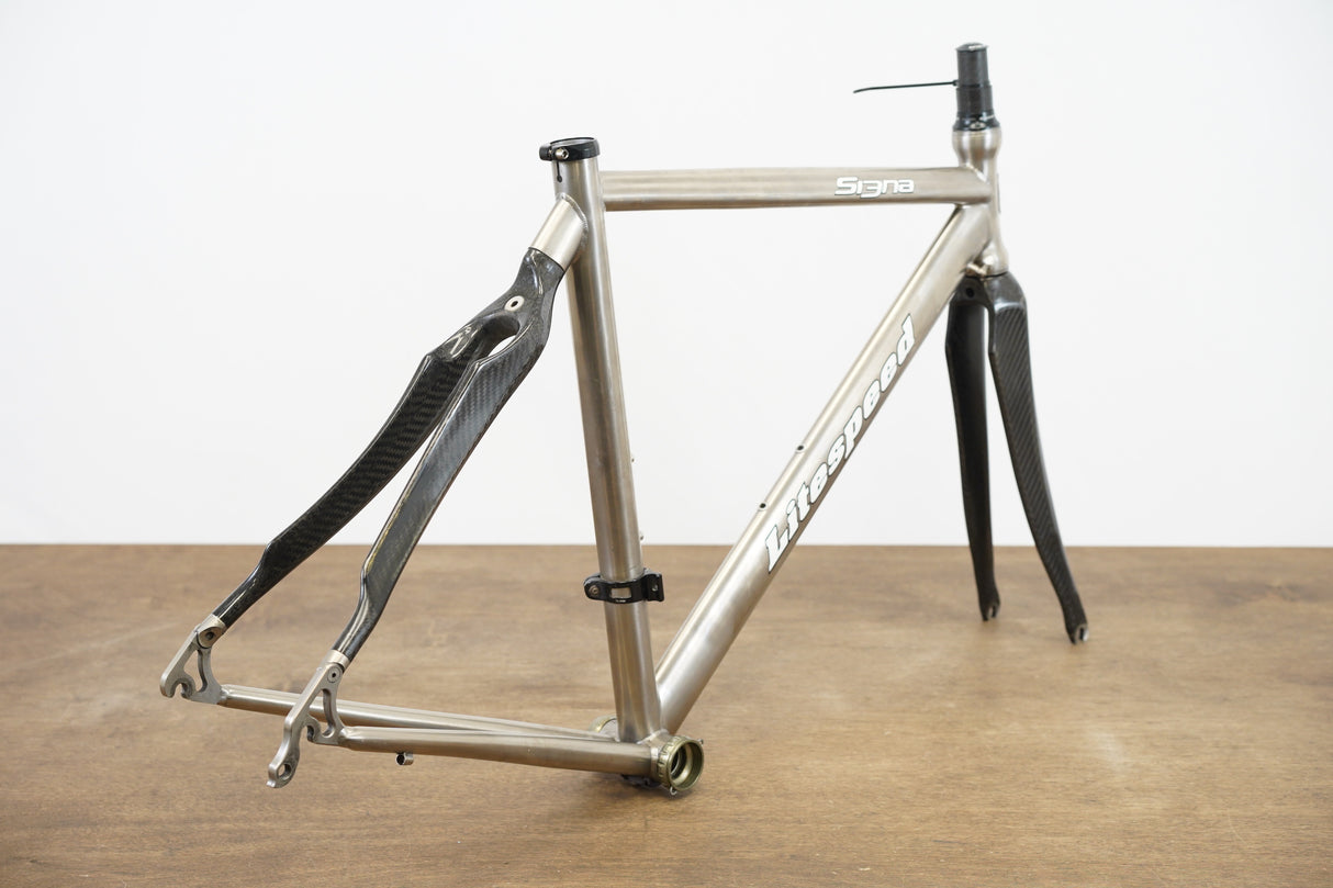 51cm Litespeed Siena Carbon Titanium Rim Brake Frameset