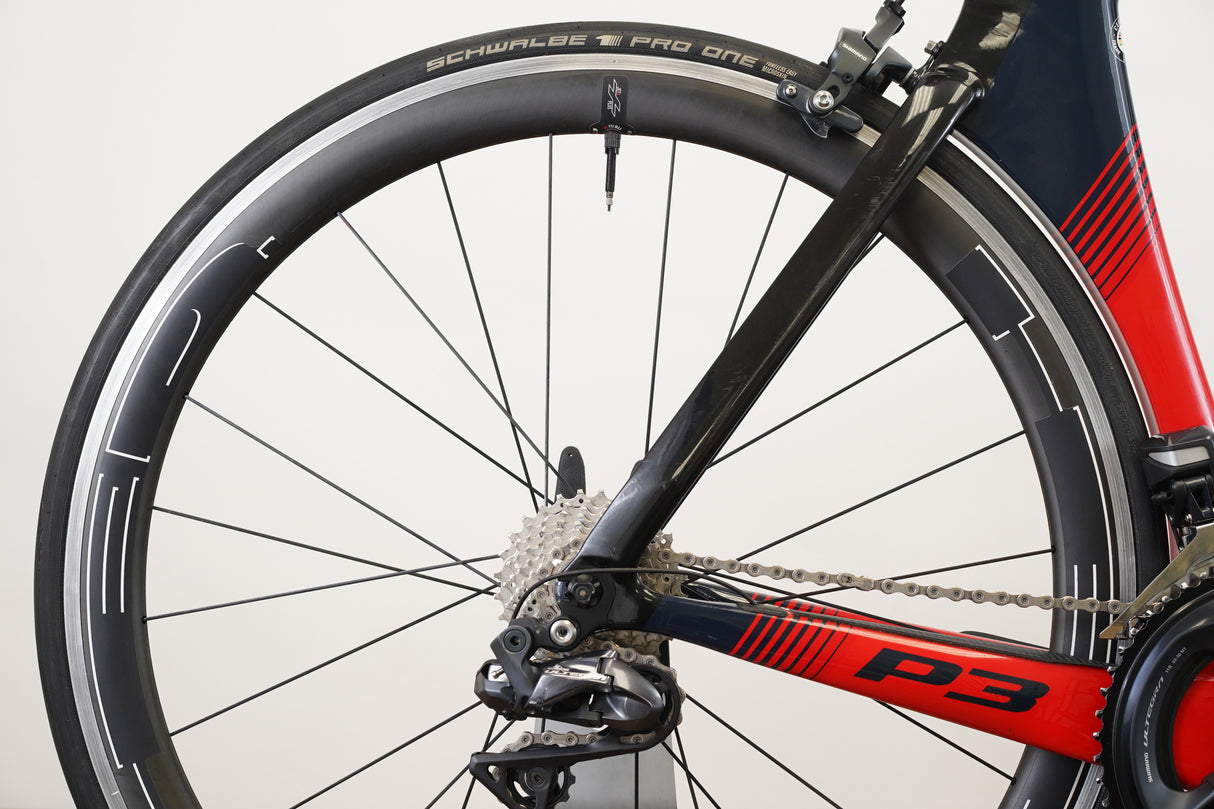 2019 48cm Cervelo P3 Ultegra R8050 Di2 HED Carbon TT Triathlon Rim Brake Bike