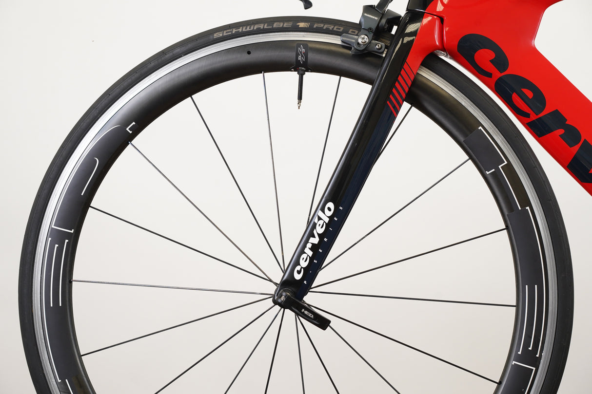 2019 48cm Cervelo P3 Ultegra R8050 Di2 HED Carbon TT Triathlon Rim Brake Bike