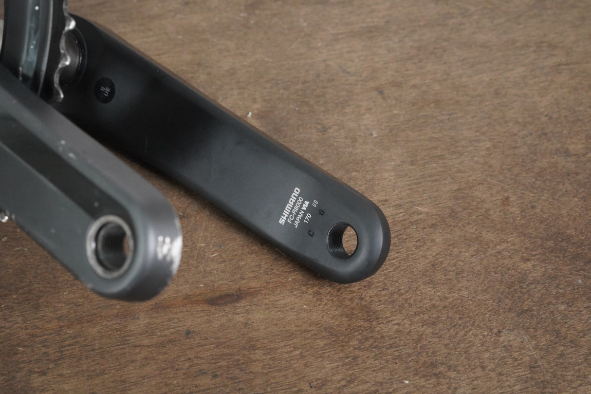 170mm 52/36T Shimano Ultegra FC-6800/R8000 11 Speed Crankset