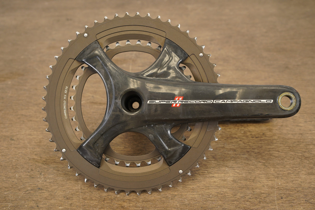 172.5mm 52/36T Campagnolo Super Record 11 Speed Carbon Crankset