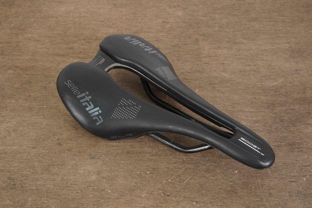 145mm Selle Italia SLR Superflow Boost Manganese Rail Road Saddle 215g