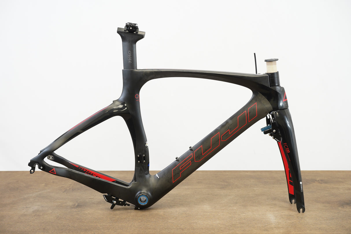 S (Small) Fuji Norcom Straight 1.1 Carbon Fiber TT Triathalon Frameset