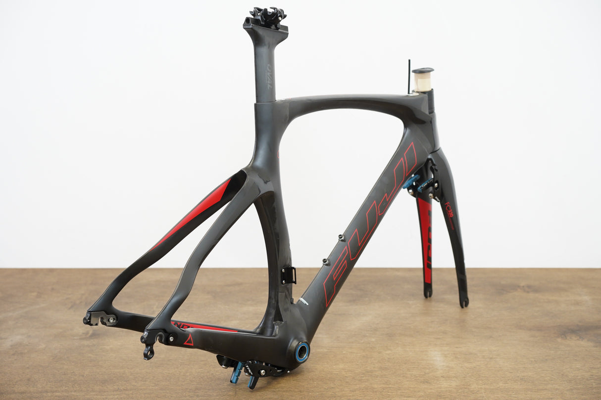 S (Small) Fuji Norcom Straight 1.1 Carbon Fiber TT Triathalon Frameset
