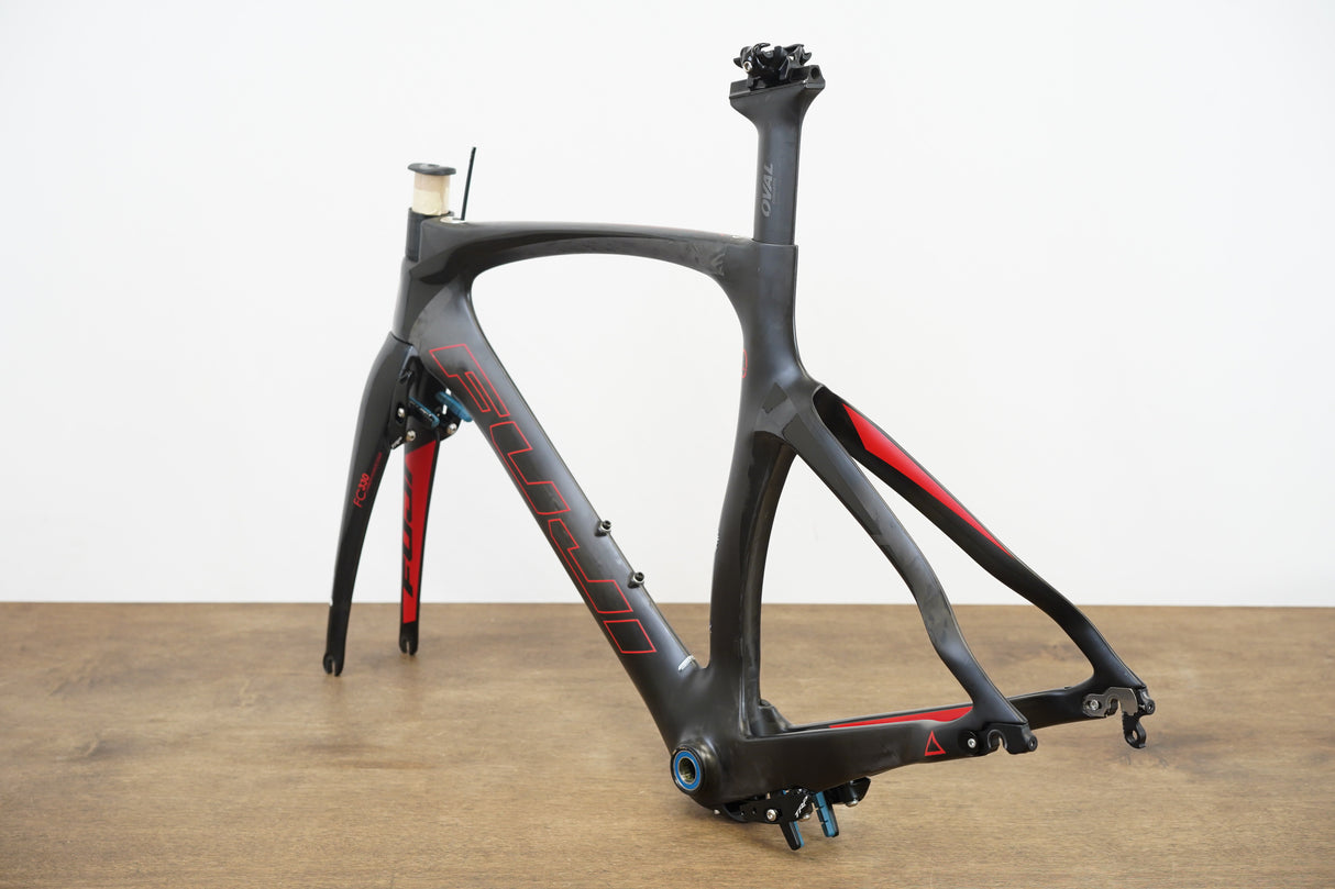 S (Small) Fuji Norcom Straight 1.1 Carbon Fiber TT Triathalon Frameset