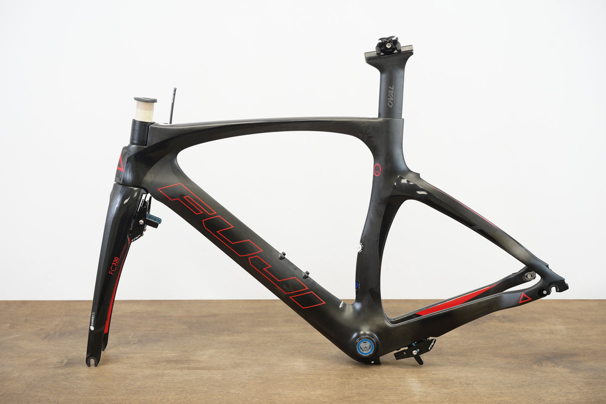 S (Small) Fuji Norcom Straight 1.1 Carbon Fiber TT Triathalon Frameset