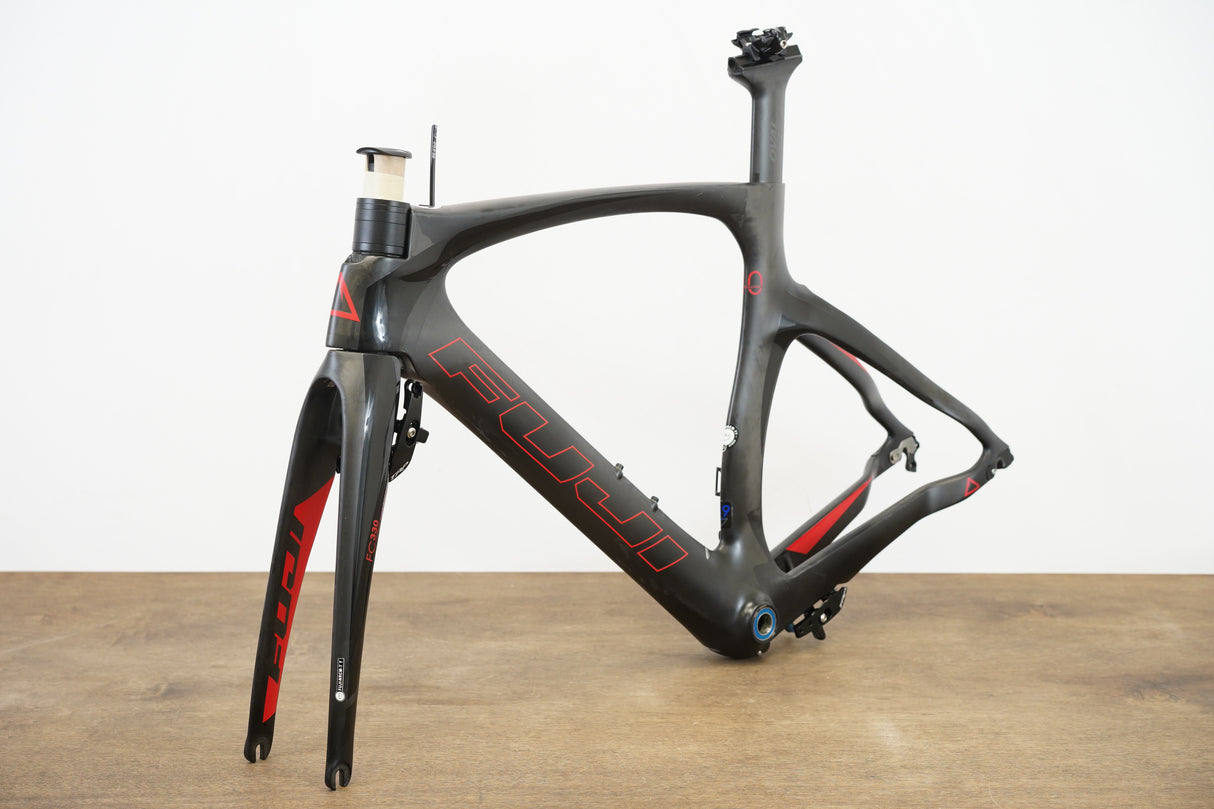 S (Small) Fuji Norcom Straight 1.1 Carbon Fiber TT Triathalon Frameset