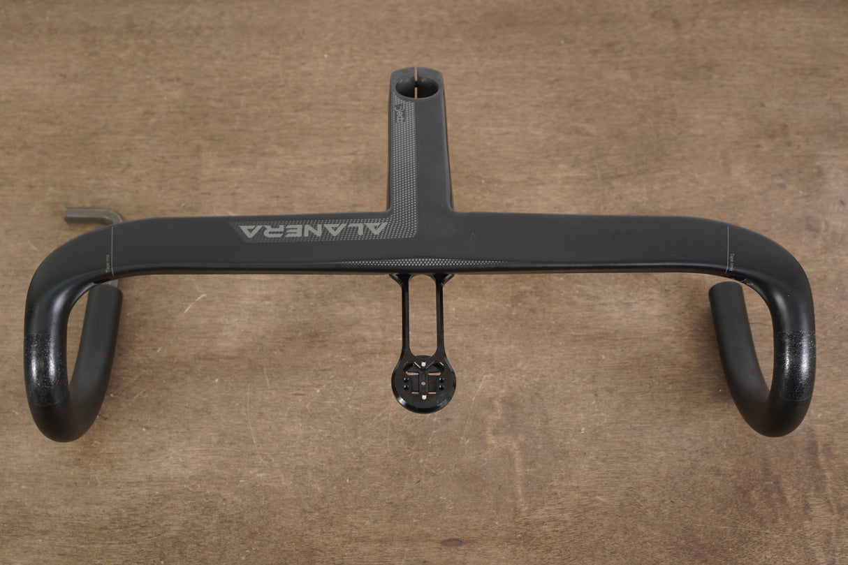 44cm 130mm -8 Degree Deda Elementi Alanera DCR Carbon Barstem + Mount 1 1/8"