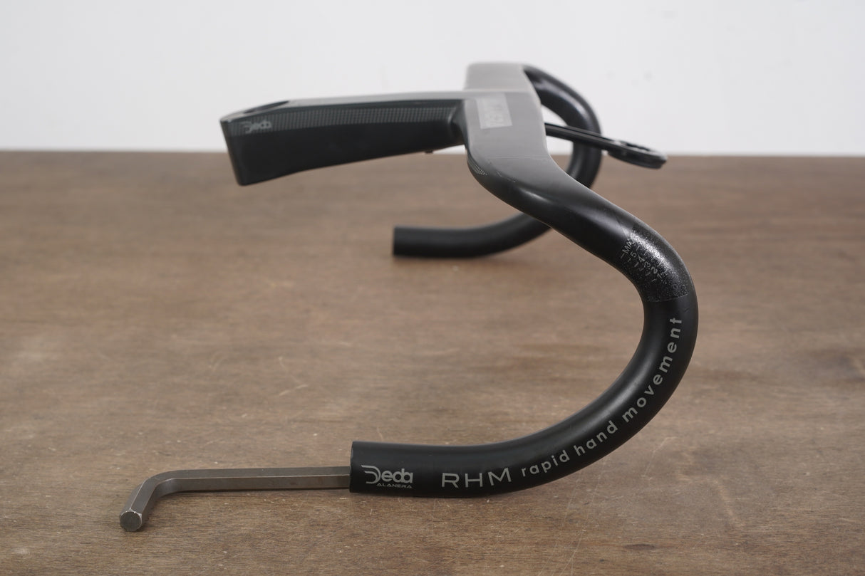 44cm 130mm -8 Degree Deda Elementi Alanera DCR Carbon Barstem + Mount 1 1/8"