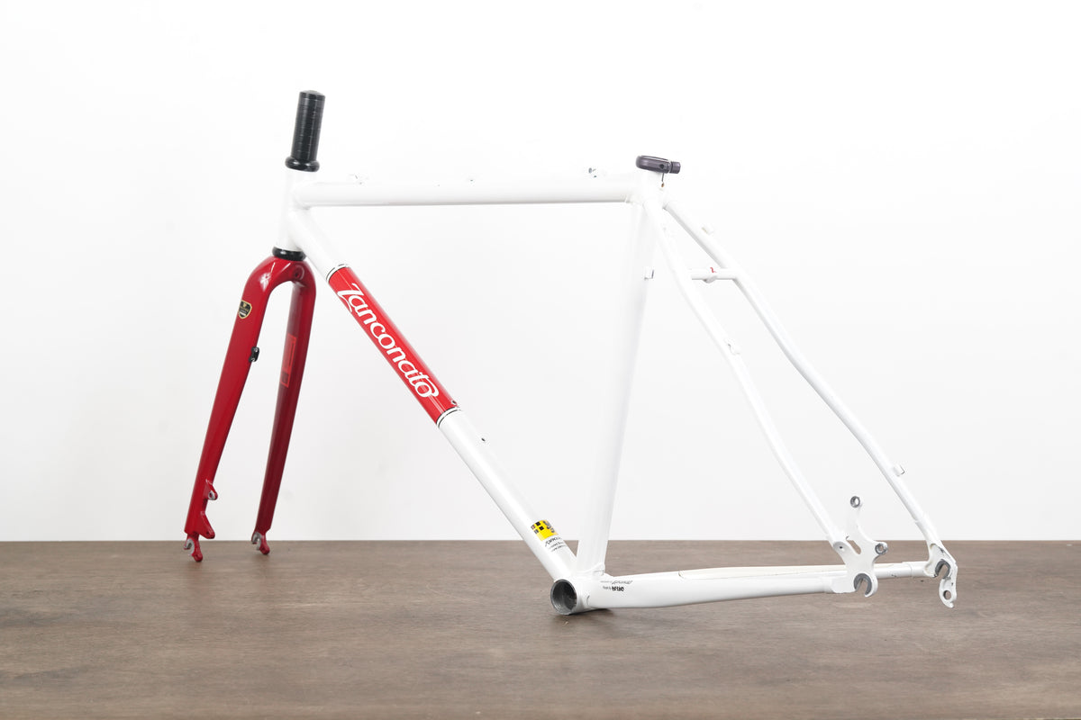 L (Large) Zanconato Steel Disc Brake Road Frameset *Custom Geometry*