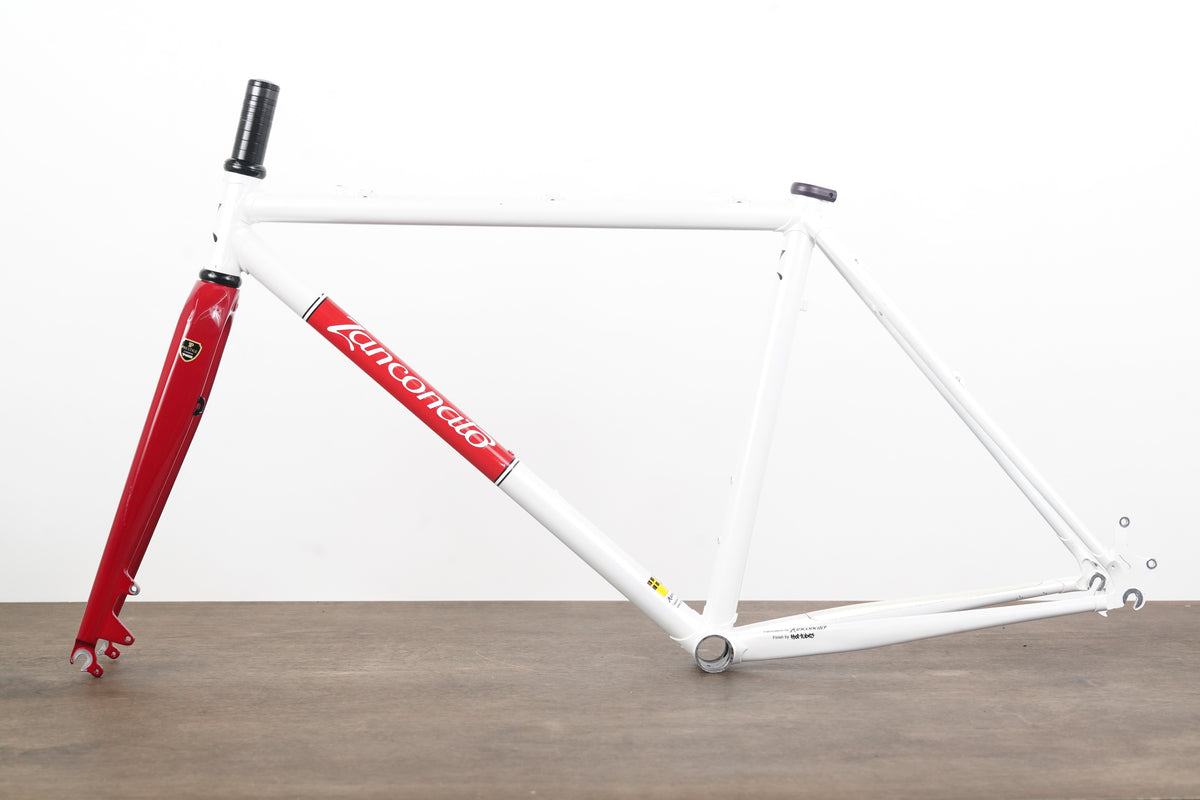 L (Large) Zanconato Steel Disc Brake Road Frameset *Custom Geometry*