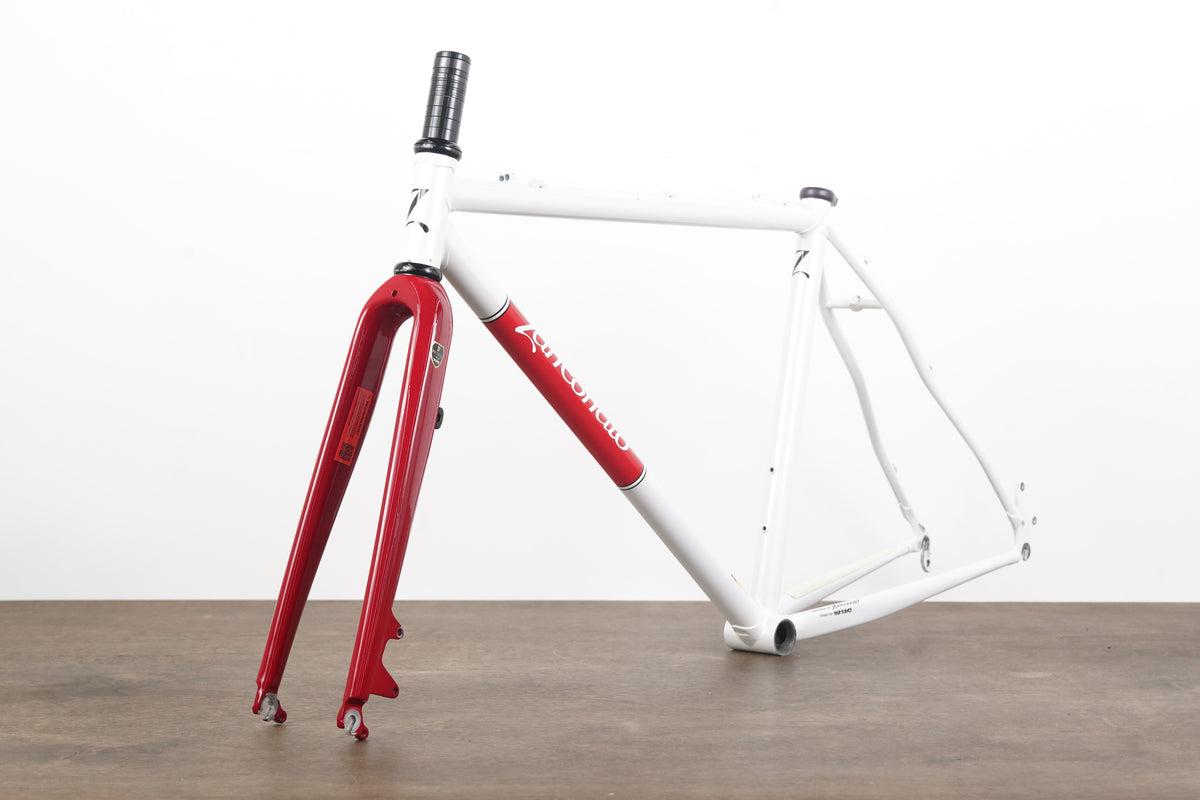 L (Large) Zanconato Steel Disc Brake Road Frameset *Custom Geometry*