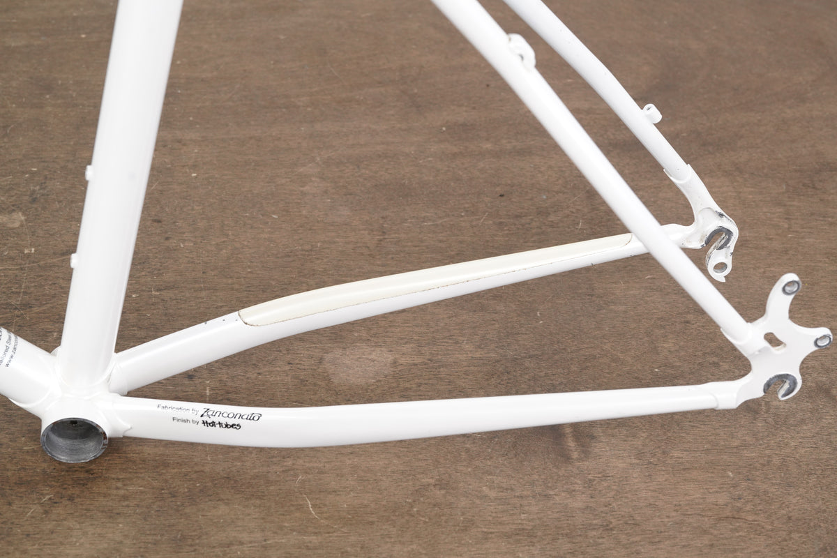 L (Large) Zanconato Steel Disc Brake Road Frameset *Custom Geometry*