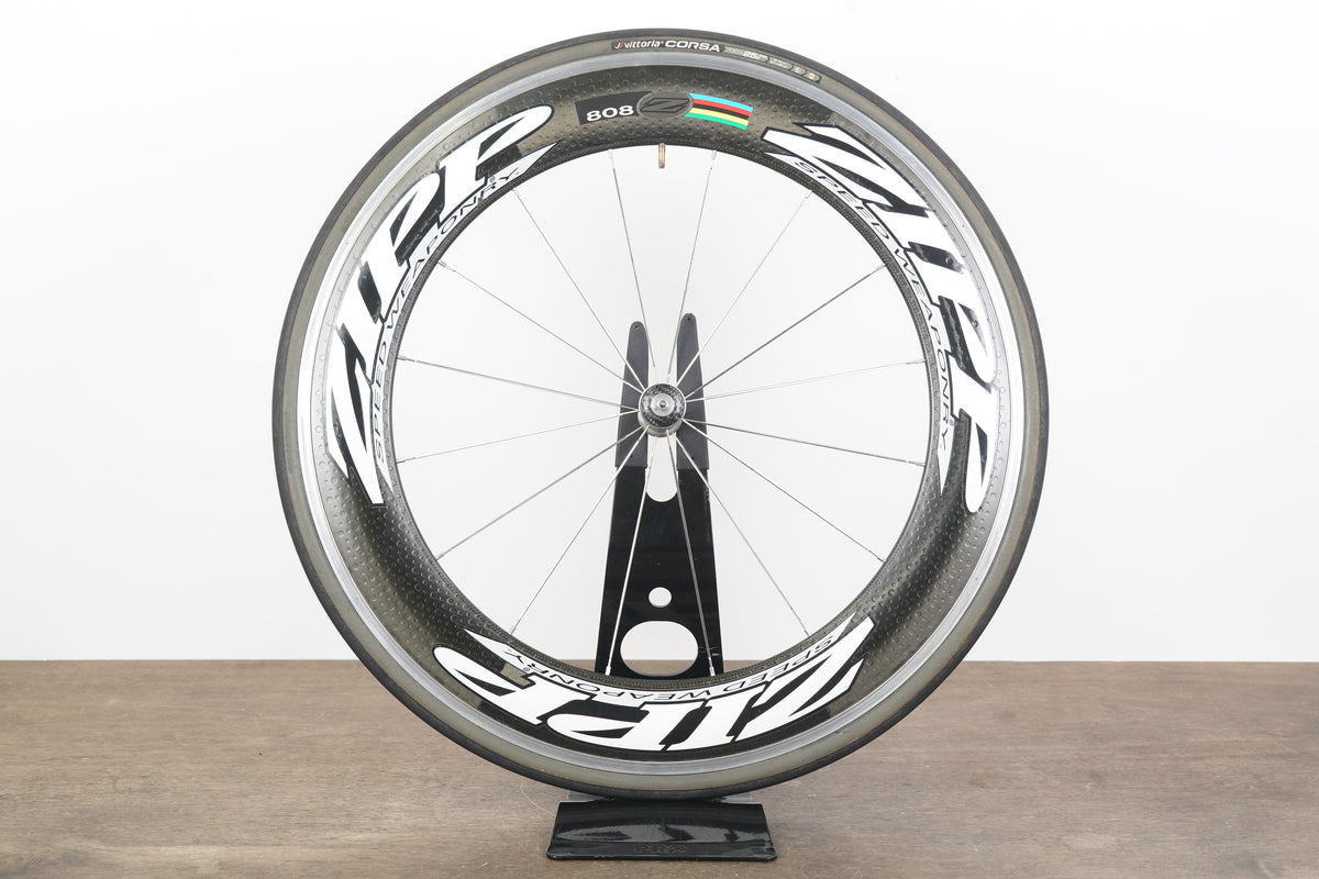 FRONT Zipp 808 Clincher Carbon Rim Brake Wheel