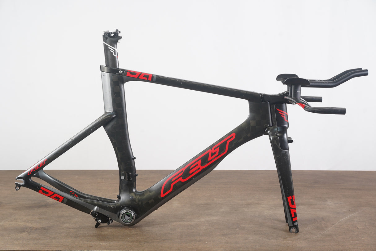 54cm Felt DA1 Carbon Aero Rim Brake TT Triathlon Frameset DA 1