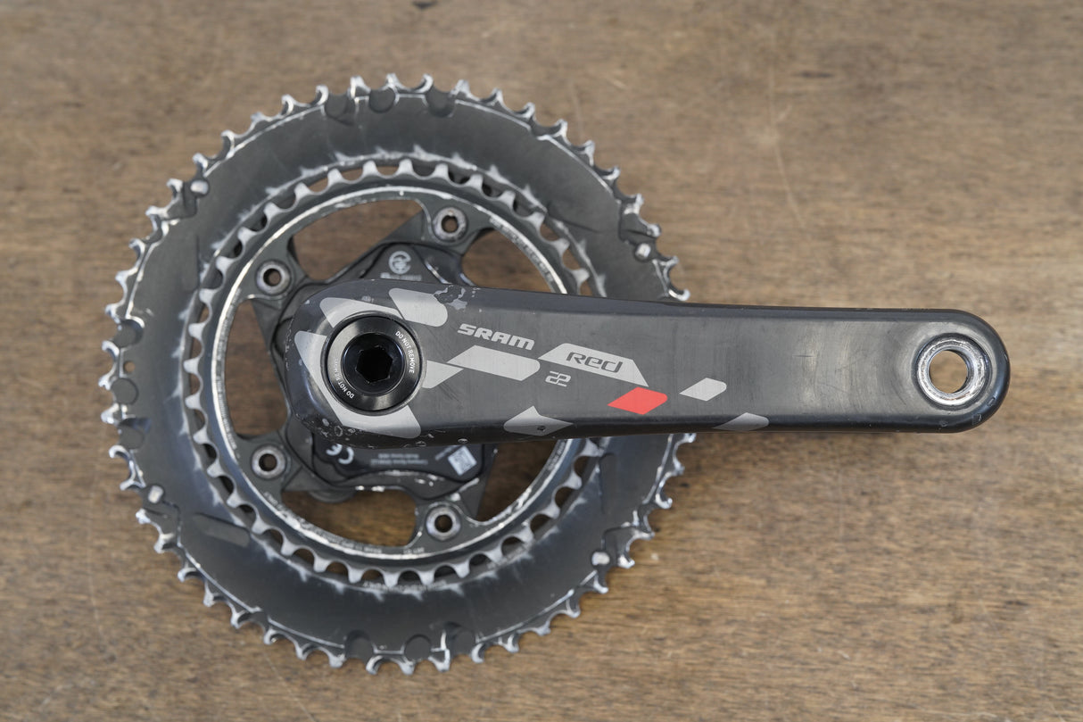 172.5mm 52/36T BB30 SRAM Red Quarq DZero Power Meter Crankset 756g