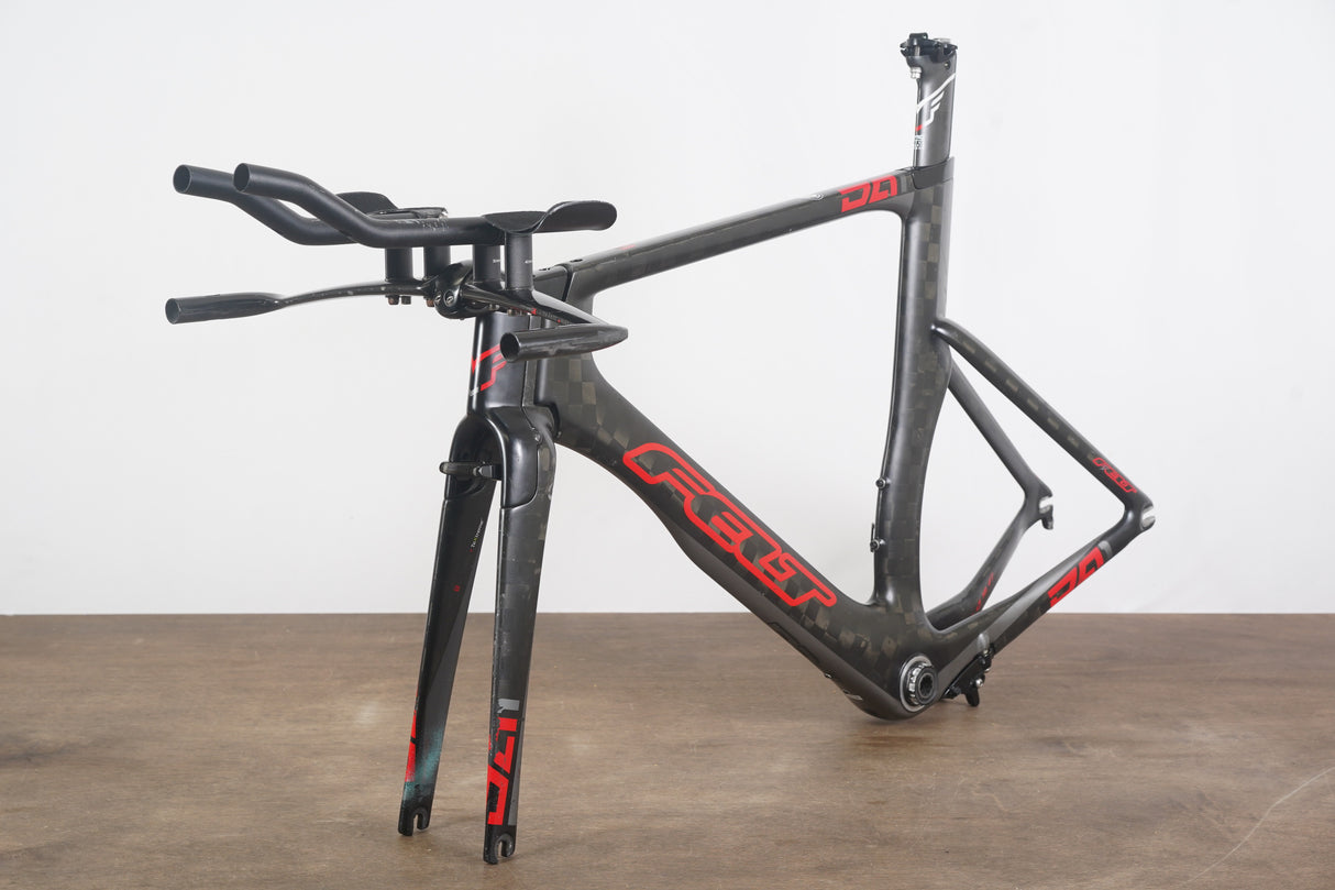 54cm Felt DA1 Carbon Aero Rim Brake TT Triathlon Frameset DA 1