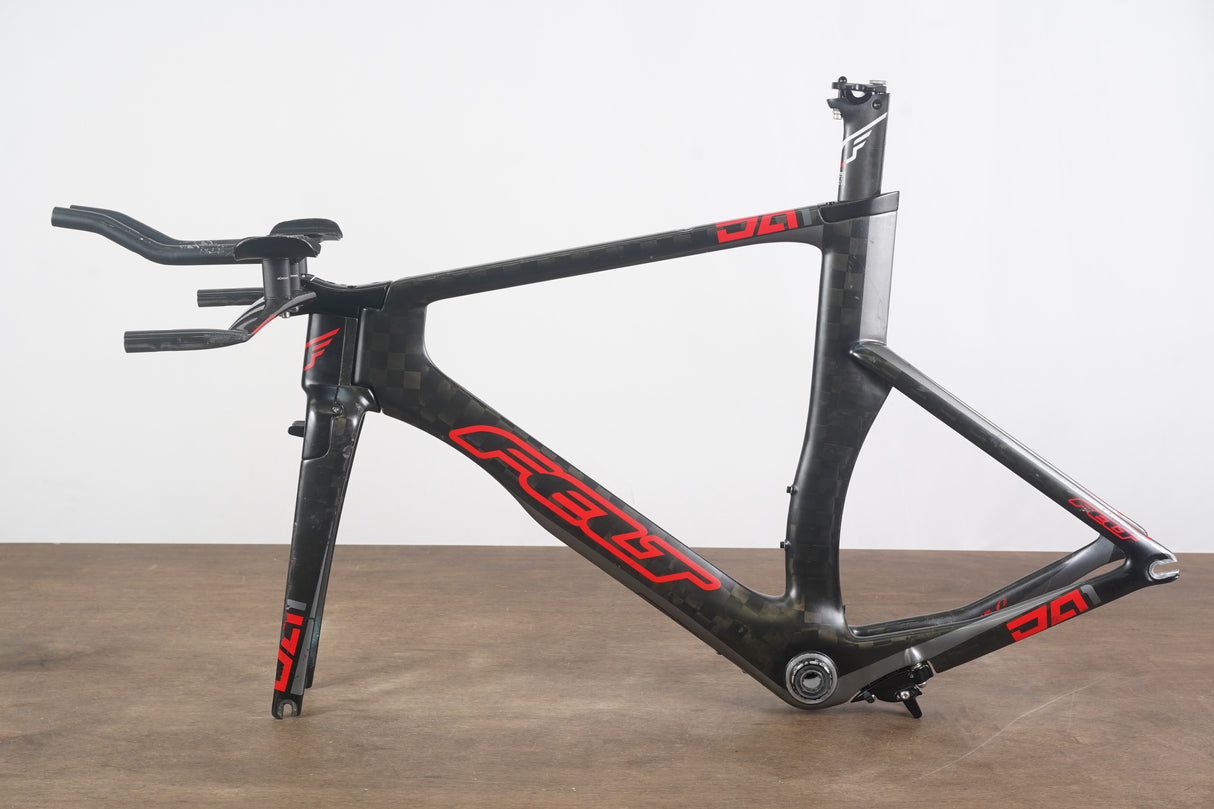 54cm Felt DA1 Carbon Aero Rim Brake TT Triathlon Frameset DA 1