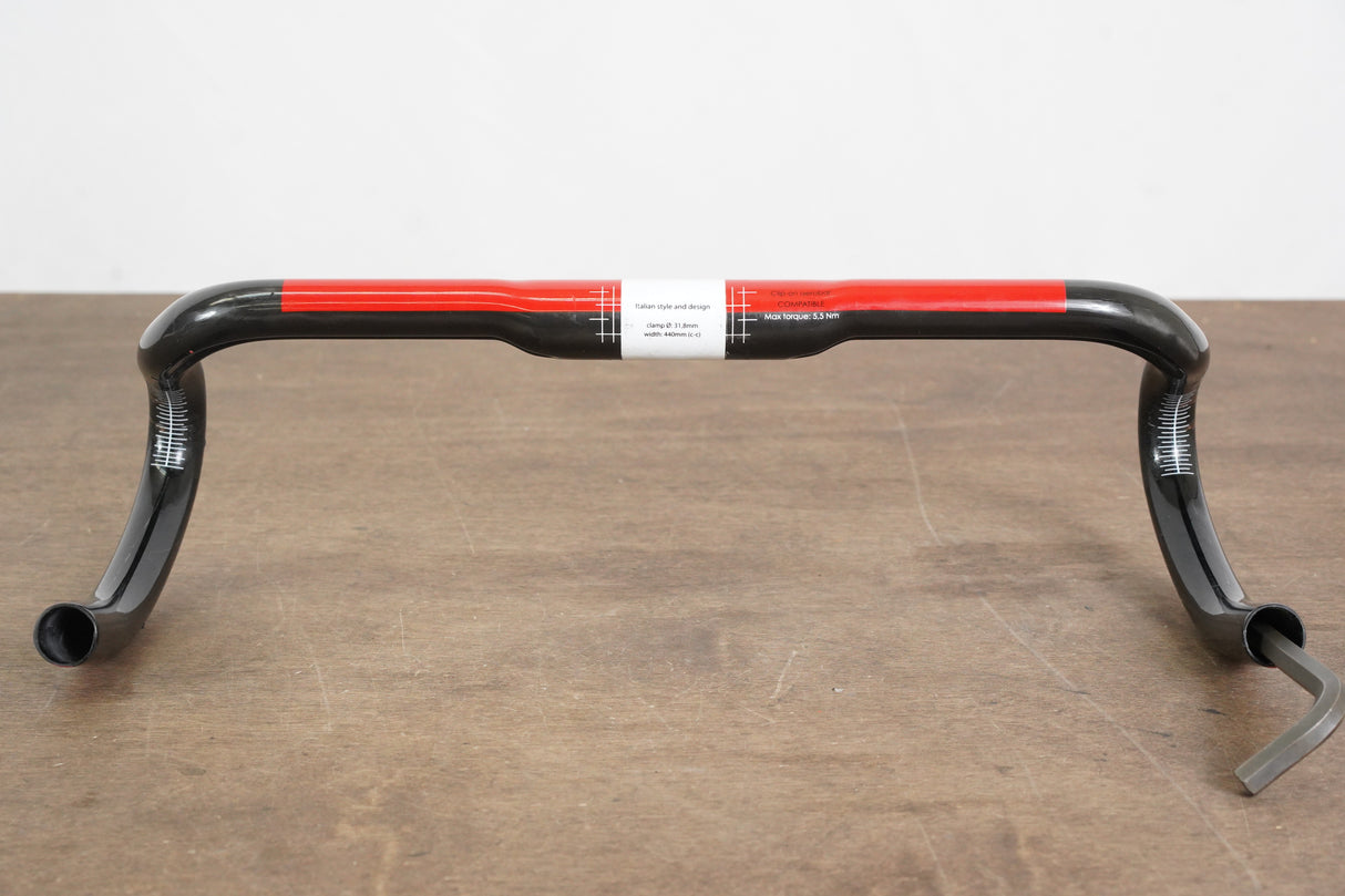 44cm 3T Ergonova Team Carbon Compact Road Handlebar 31.8mm