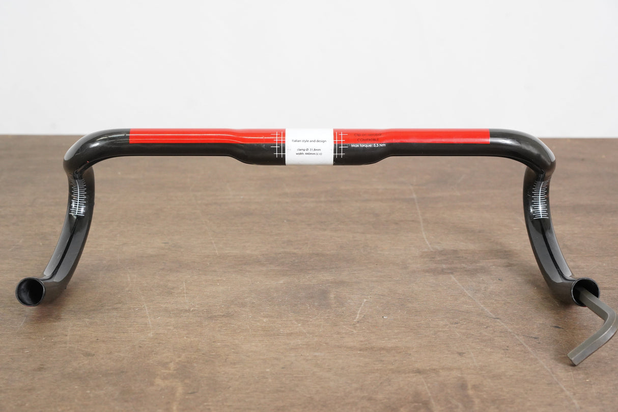 44cm 3T Ergonova Team Carbon Compact Road Handlebar 31.8mm