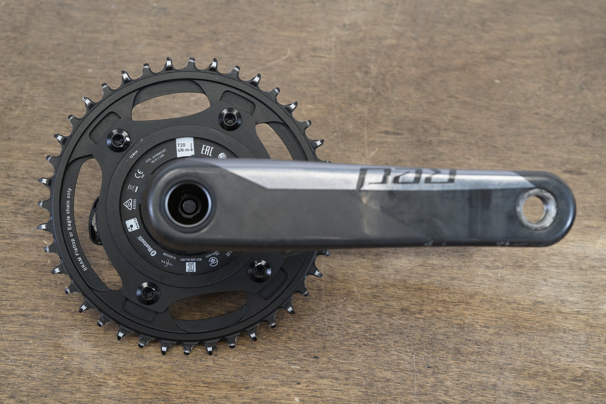 165mm 40T 1x DUB SRAM Red AXS D1 Quarq 12 Speed Power Meter Crankset 600g