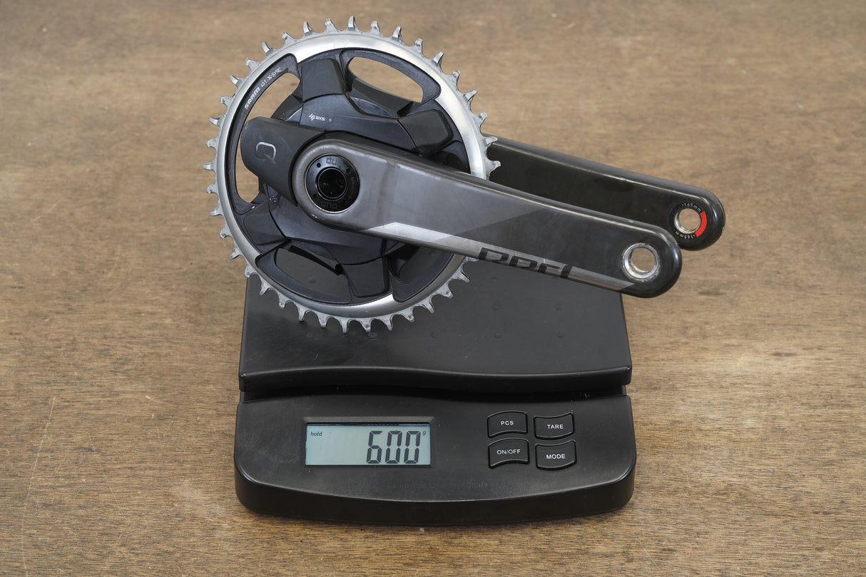 165mm 40T 1x DUB SRAM Red AXS D1 Quarq 12 Speed Power Meter Crankset 600g