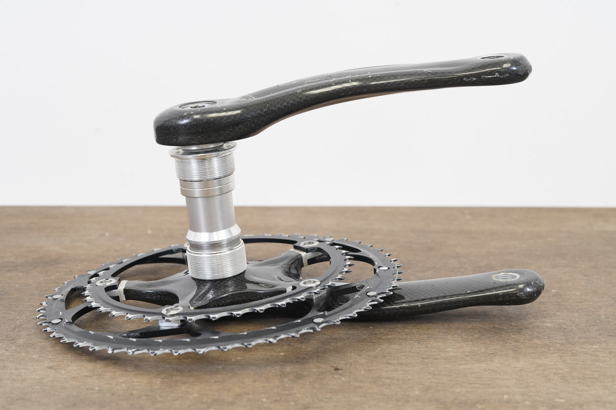 170mm 53/39 ORA 9/10 Speed Carbon Road Crankset + Campagnolo Chorus BB 853g