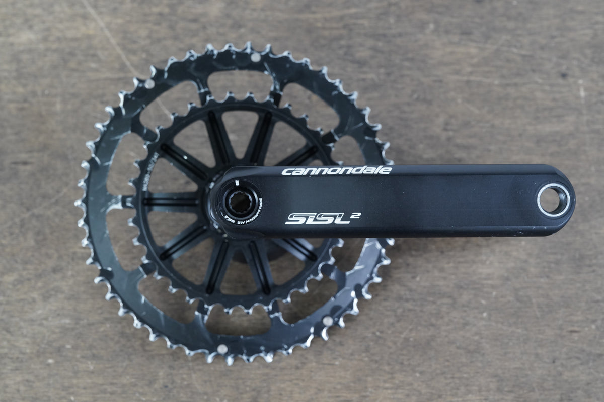 170mm 50/34T BB30 Cannondale SiSL2 Spidering Hollowgram Road Crankset 505g
