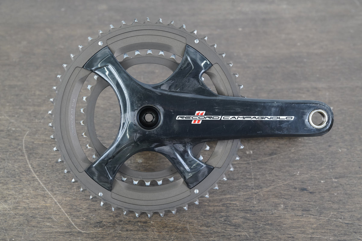 170mm 50/34T Campagnolo Record 11 Speed Carbon Crankset 643g