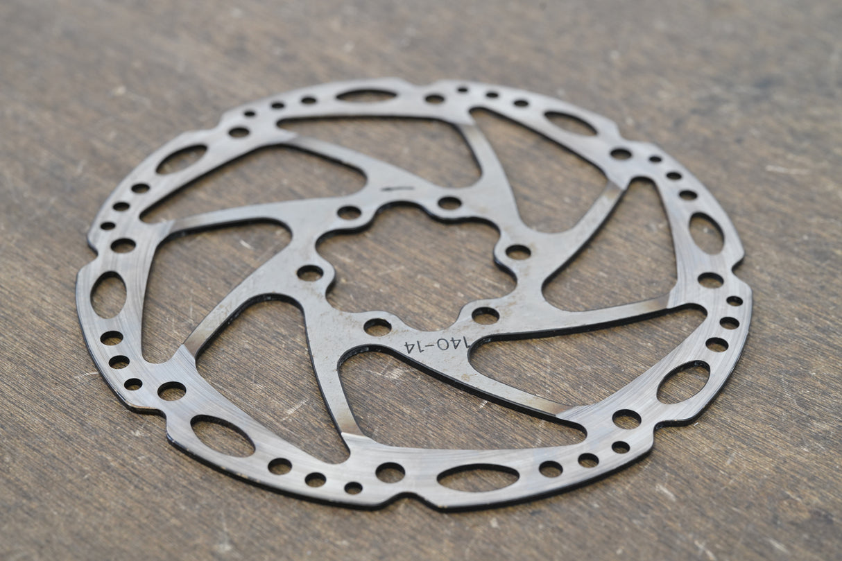 (1) 140mm Tektro 140-14 6 BOLT Disc Brake Rotor Road Gravel CX MTB