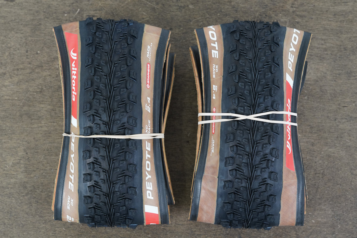 NEW (2) 29"x 2.4" Vittoria Peyote XC Race Tubeless Clincher MTB Tires