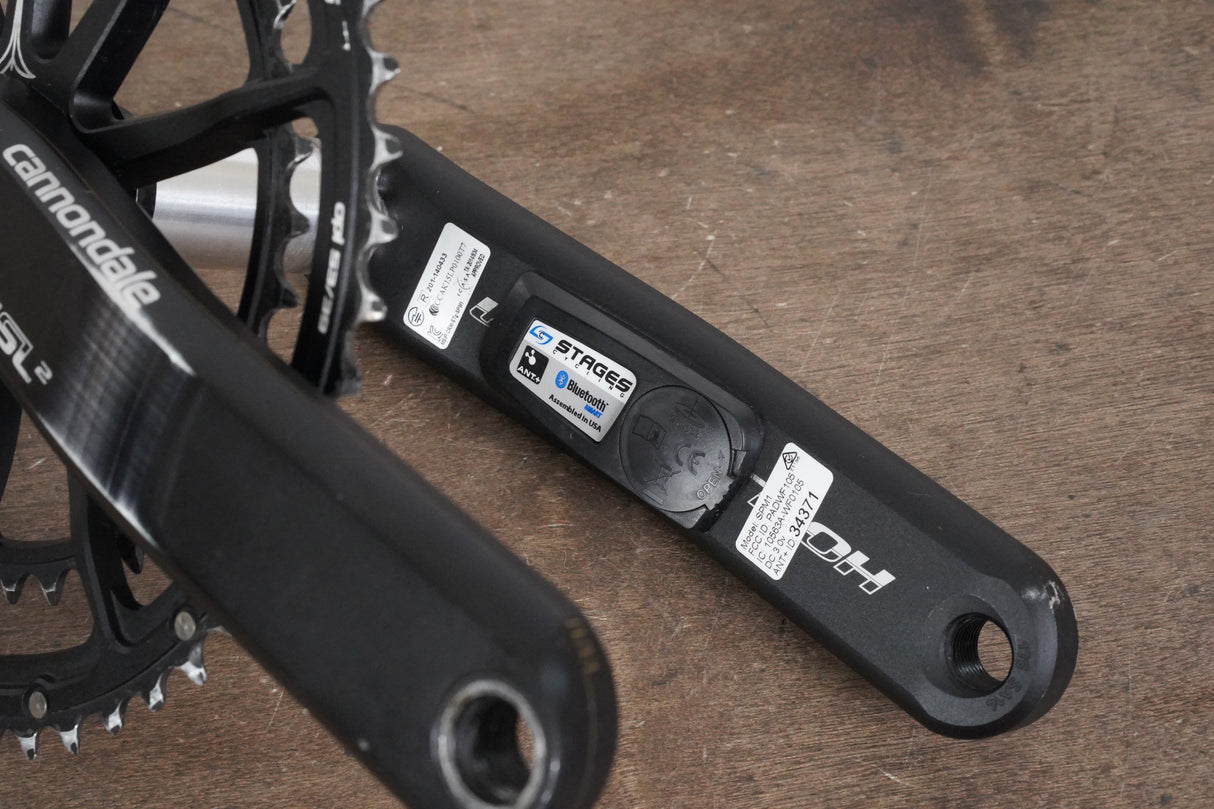 175mm 53/39T Cannondale SiSL2 Spidering Hollowgram Stages Power Meter Crankset