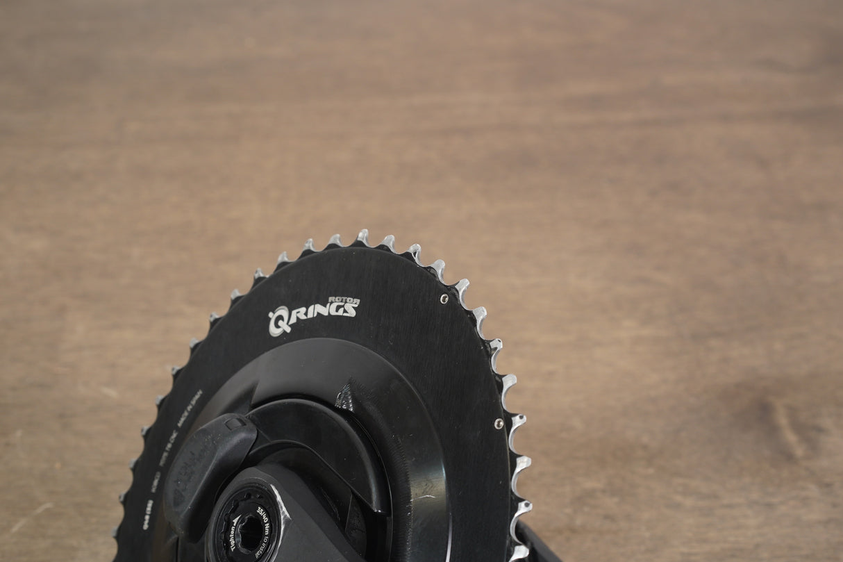 165mm 48/35T BB30 Rotor Aldhu QRings Power2Max NGeco Power Meter Road Crankset