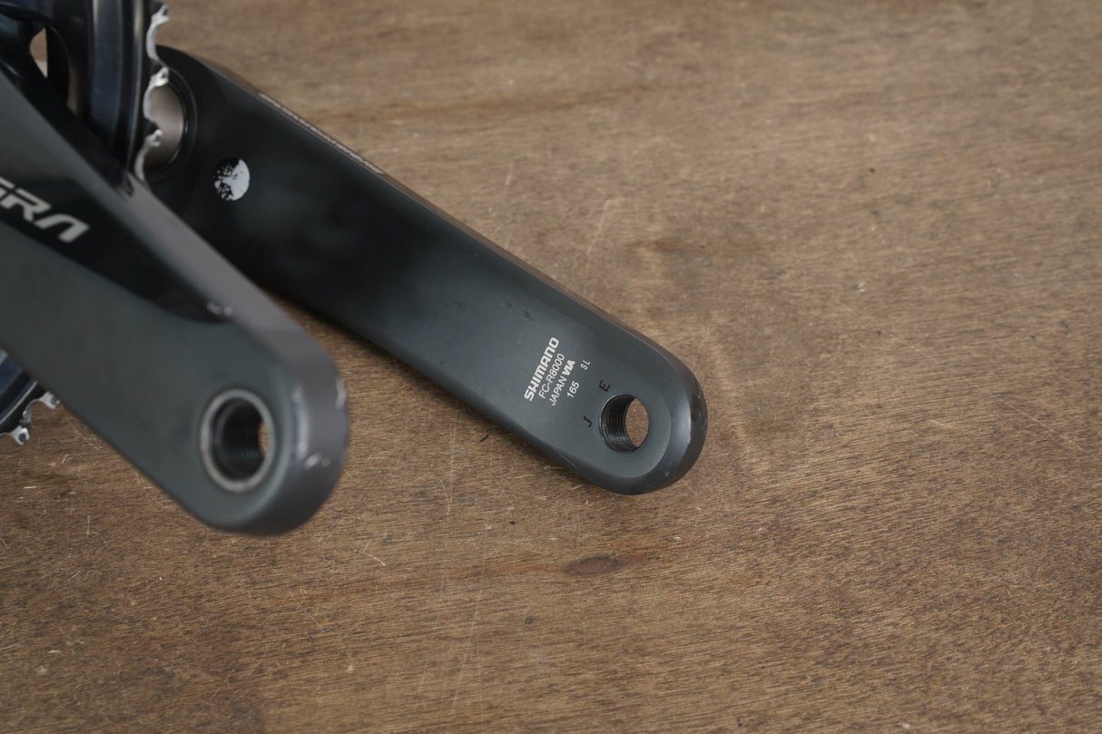 165mm 50/34T Shimano Ultegra FC-R8000 11 Speed Crankset 8000