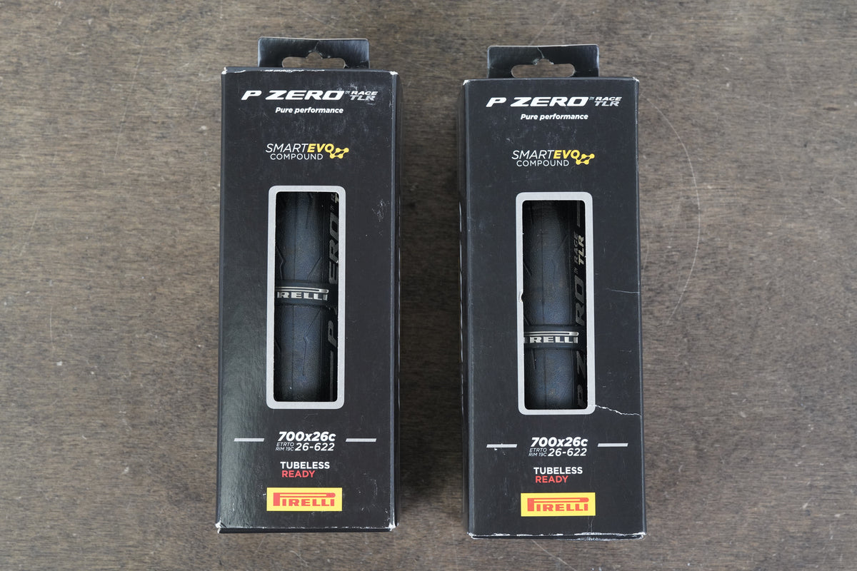 NEW (2) 700x26c 26mm Pirelli P Zero Race TLR Tubeless Road Tires