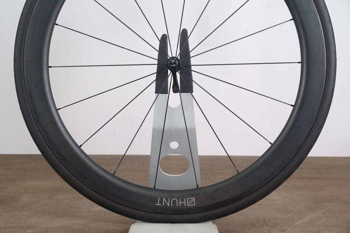 Hunt 50 Carbon Tubeless Clincher Rim Brake Wheelset Campagnolo 11 Speed