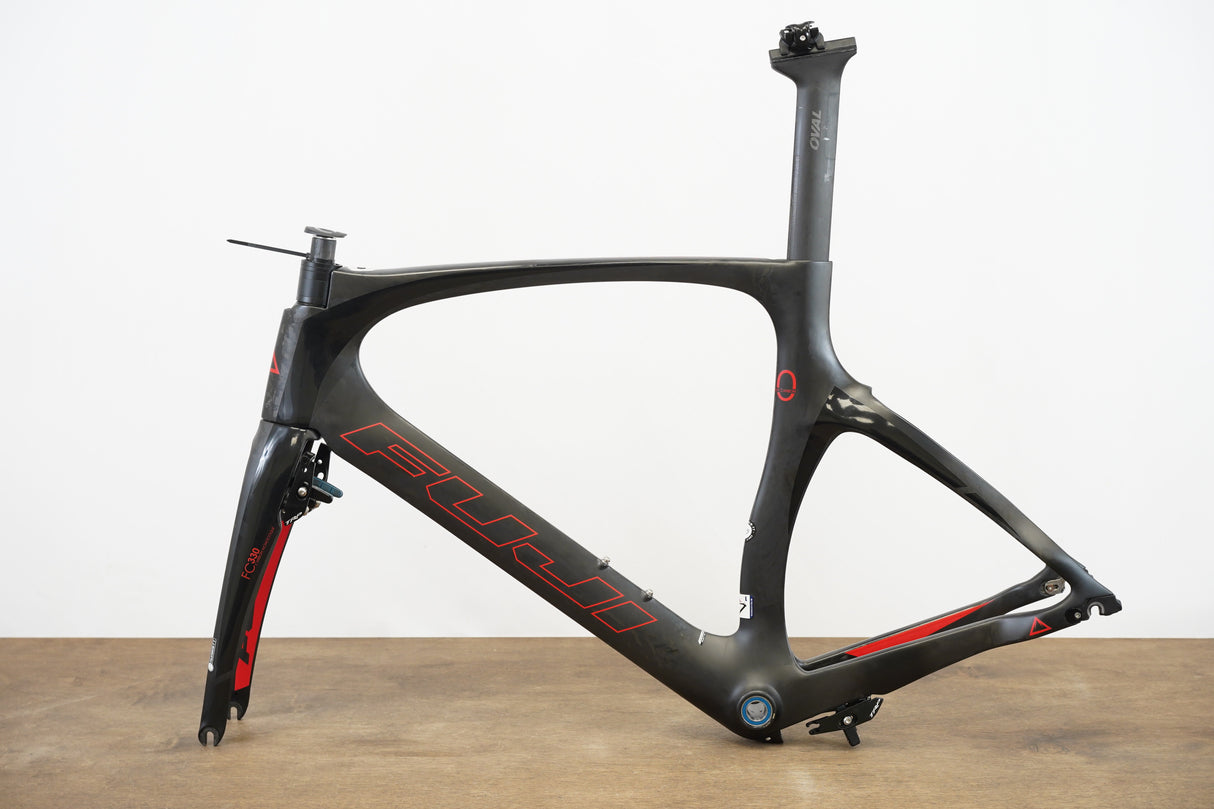 L (Large) Fuji Norcom Straight 1.1 Carbon Fiber TT Triathalon Frameset
