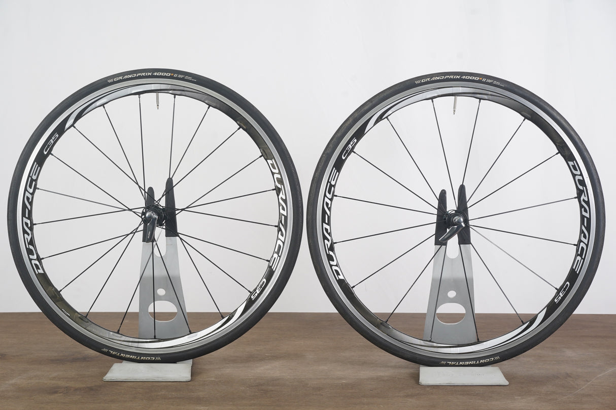 Shimano Dura-Ace WH-9000 C35 Carbon Clincher Rim Brake Wheelset 11 Speed