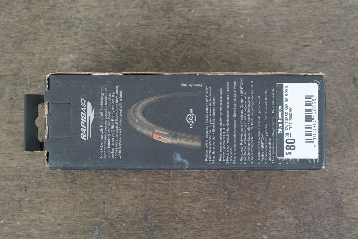 (1) NEW 700x26C 26mm Specialized Turbo RapidAir Tubeless Clincher Road Tire