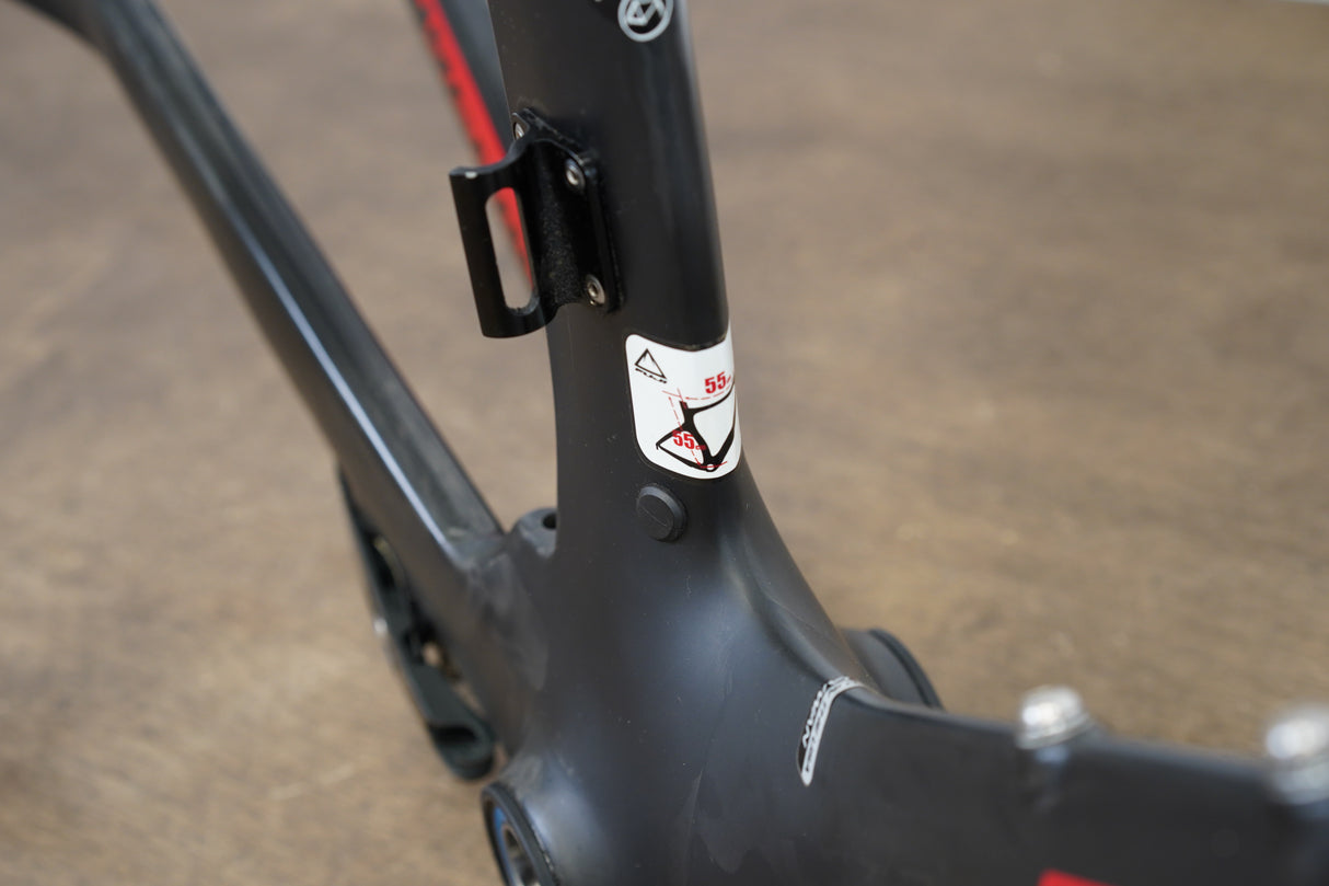 L (Large) Fuji Norcom Straight 1.1 Carbon Fiber TT Triathalon Frameset