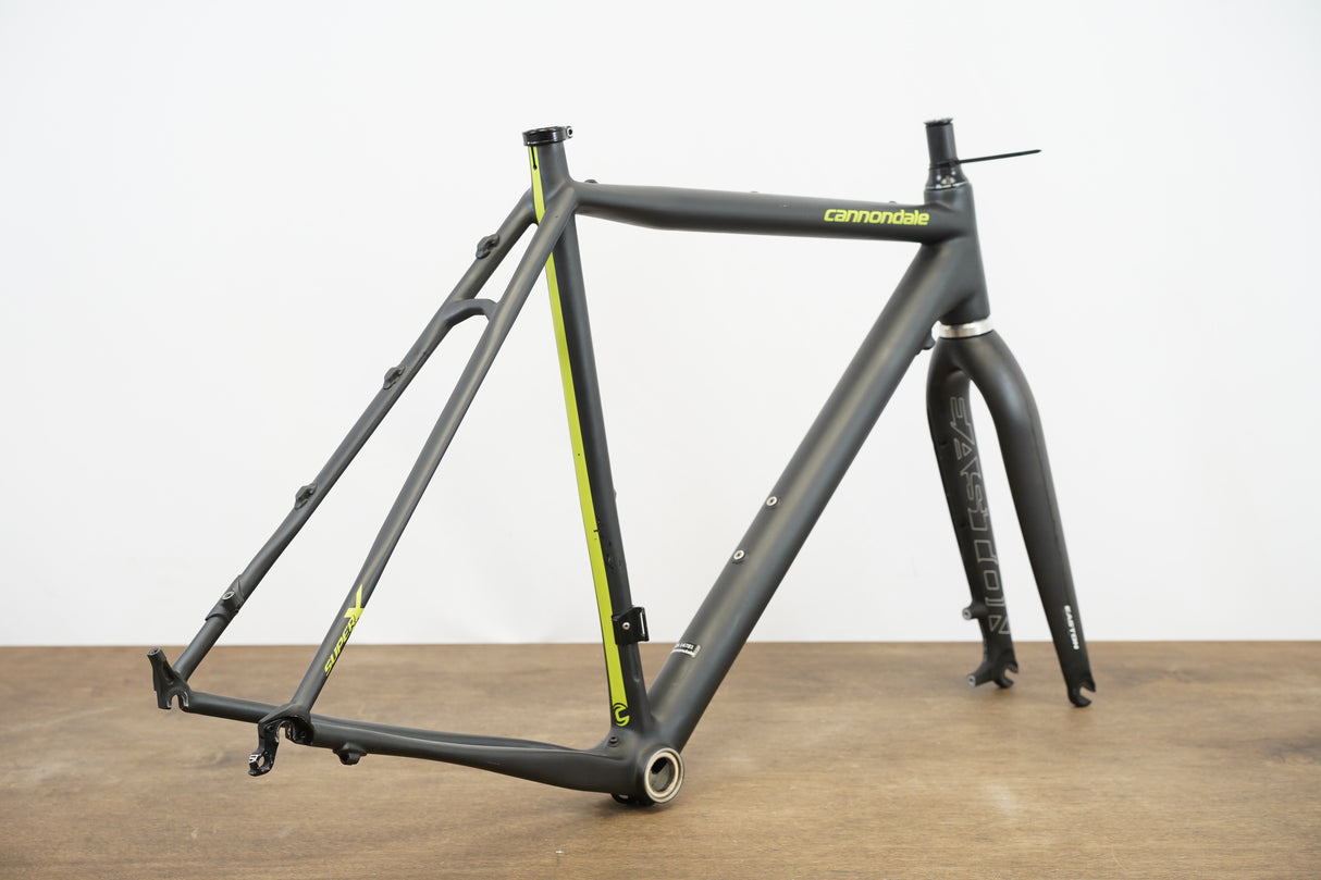 52cm Cannondale SuperX Black Inc. Easton Carbon Disc CX Gravel Frameset Super X