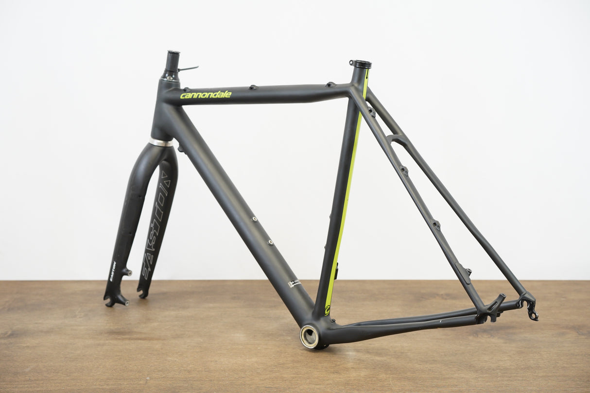52cm Cannondale SuperX Black Inc. Easton Carbon Disc CX Gravel Frameset Super X