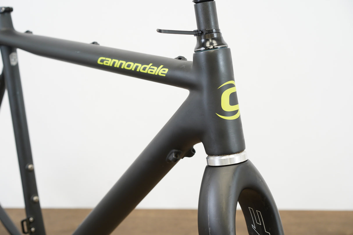 52cm Cannondale SuperX Black Inc. Easton Carbon Disc CX Gravel Frameset Super X
